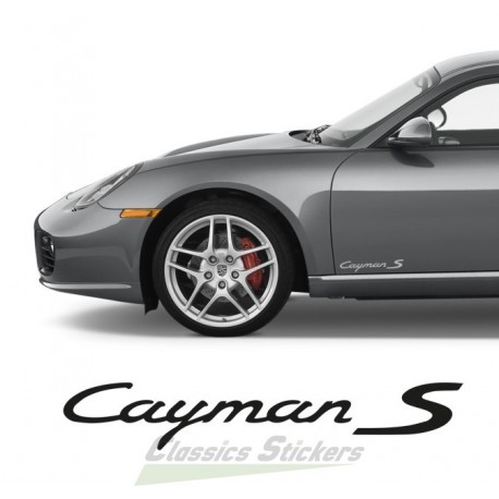 GTS Door Vinyl Logo Emblems for Porsche Vehicles (Boxter, Cayman