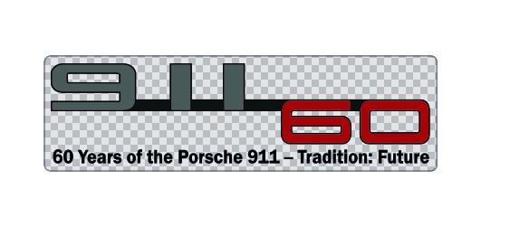 Sticker 60 years of the 911