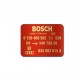 Red Bosch RPM Switch Decal