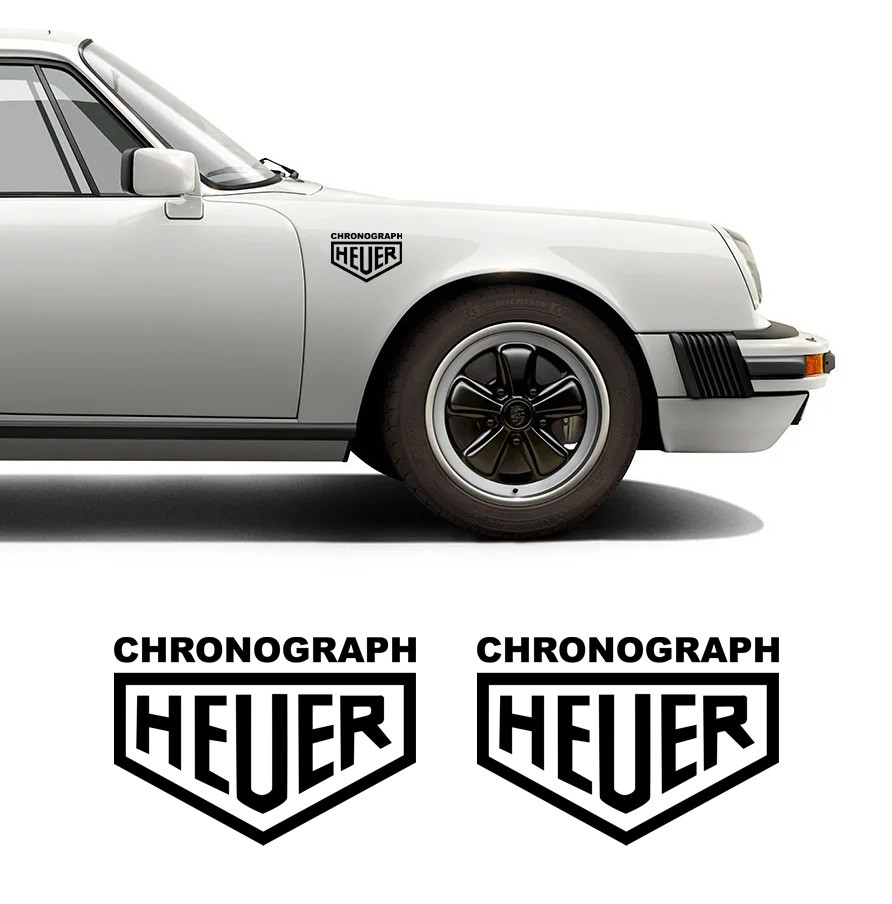 2 Heuer lettering Classics Stickers