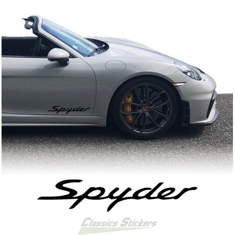 Lettrage Spyder