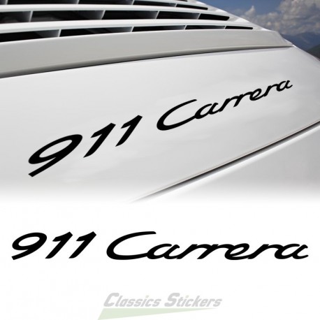 911 Carrera lettering for hood