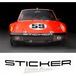 914 Bumper lettering