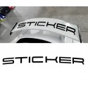 GT3 spoiler lettering