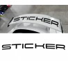 GT3 spoiler lettering