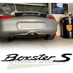 Boxster S lettering for spoiler