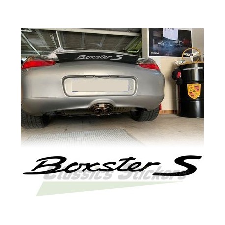 Boxster S lettering for spoiler