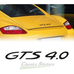 GTS 4.0 lettering for hood