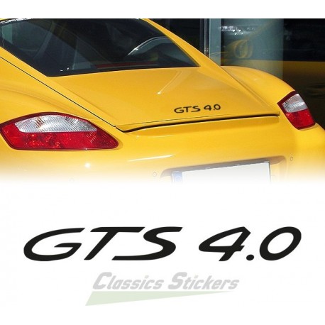 GTS 4.0 lettering for hood