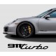 Lettrage 911 Turbo