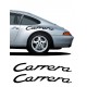 Carrera lettering for wings