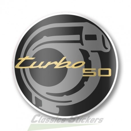 Sticker Turbo 50 ans