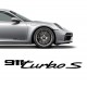 911 Turbo S lettering 992 type