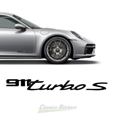 911 Turbo S lettering 992 type