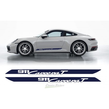 New 992 Carrera T side stripes