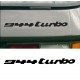 PORSCHE 924 turbo Rear Hatch Decal