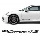 Lettrage 911 Carrera 4S type 992