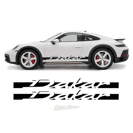 New 992 Dakar side stripes