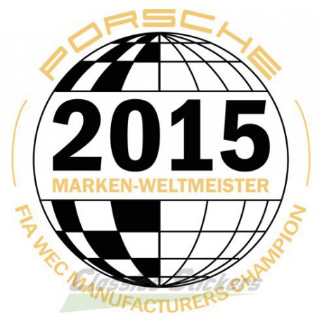 Autocollant Marken Weltmeister Porsche 2015