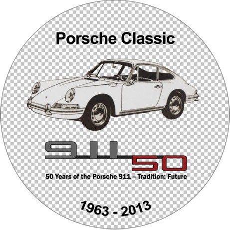 Autocollant Porsche 911 50 Ans Anniversaire Exterieur